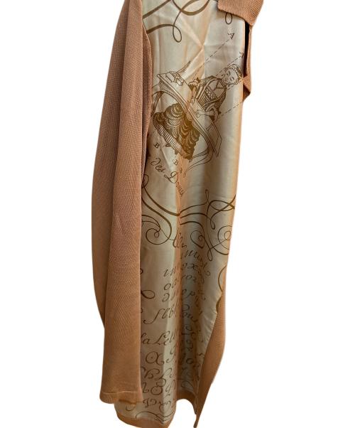 HERMES（エルメス）HERMES (エルメス) 薄手カーディガン ブラウン サイズ:MEの古着・服飾アイテム