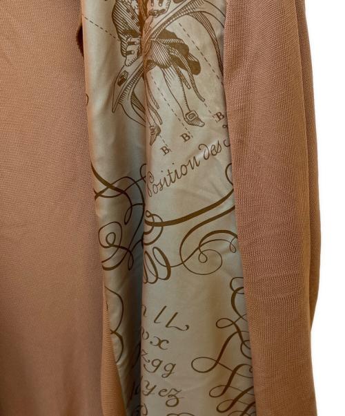 HERMES（エルメス）HERMES (エルメス) 薄手カーディガン ブラウン サイズ:MEの古着・服飾アイテム