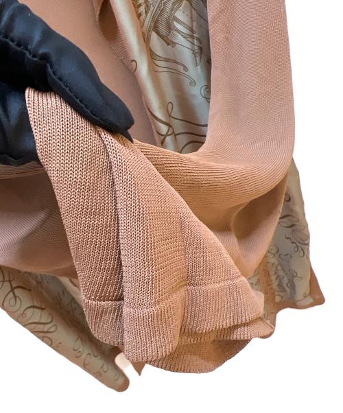 HERMES（エルメス）HERMES (エルメス) 薄手カーディガン ブラウン サイズ:MEの古着・服飾アイテム