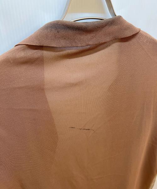 HERMES（エルメス）HERMES (エルメス) 薄手カーディガン ブラウン サイズ:MEの古着・服飾アイテム