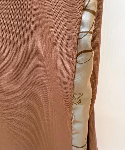 HERMES（エルメス）HERMES (エルメス) 薄手カーディガン ブラウン サイズ:MEの古着・服飾アイテム