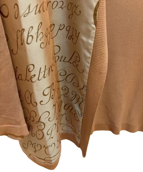 HERMES（エルメス）HERMES (エルメス) 薄手カーディガン ブラウン サイズ:MEの古着・服飾アイテム