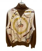 HERMESエルメス）の古着「薄手ニット」｜ブラウン