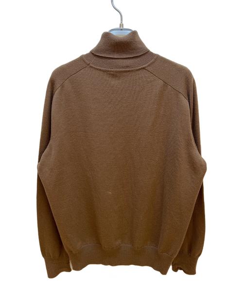 HERMES（エルメス）HERMES (エルメス) 薄手ニット ブラウン サイズ:40の古着・服飾アイテム