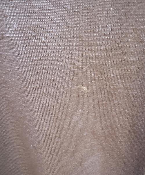 HERMES（エルメス）HERMES (エルメス) 薄手ニット ブラウン サイズ:40の古着・服飾アイテム