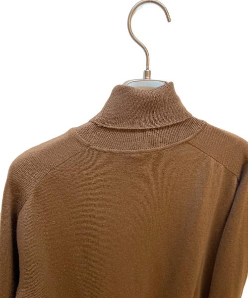 HERMES（エルメス）HERMES (エルメス) 薄手ニット ブラウン サイズ:40の古着・服飾アイテム