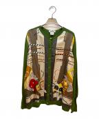 HERMESエルメス）の古着「薄手カーディガン」｜黄緑