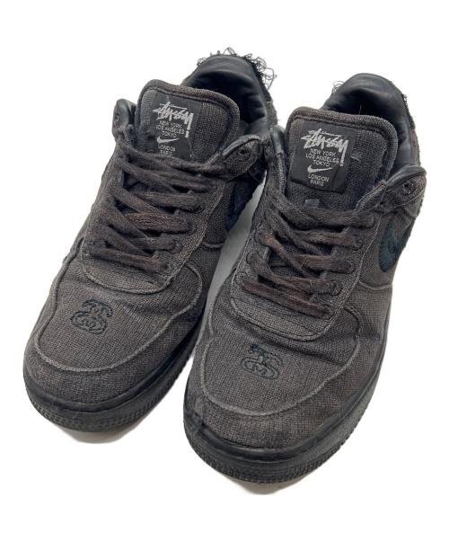 NIKE（ナイキ）NIKE (ナイキ) stussy (ステューシー) Stussy × Nike Air Force 1 Low ブラック サイズ:25.5の古着・服飾アイテム