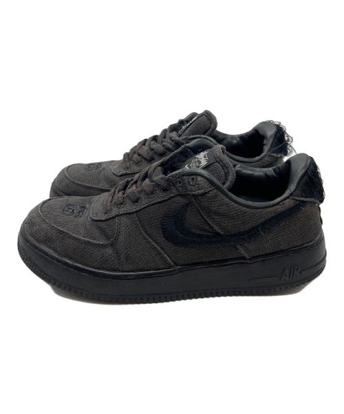 NIKE（ナイキ）NIKE (ナイキ) stussy (ステューシー) Stussy × Nike Air Force 1 Low ブラック サイズ:25.5の古着・服飾アイテム