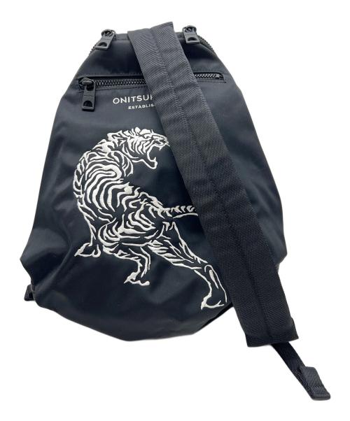 Onitsuka Tiger（オニツカタイガー）Onitsuka Tiger (オニツカタイガー) ショルダーバッグ ブラックの古着・服飾アイテム