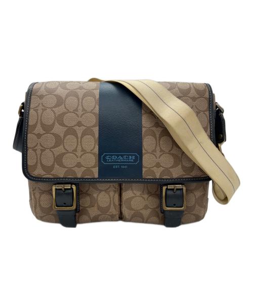 COACH（コーチ）COACH (コーチ) ショルダーバッグ/シグネチャー ベージュの古着・服飾アイテム