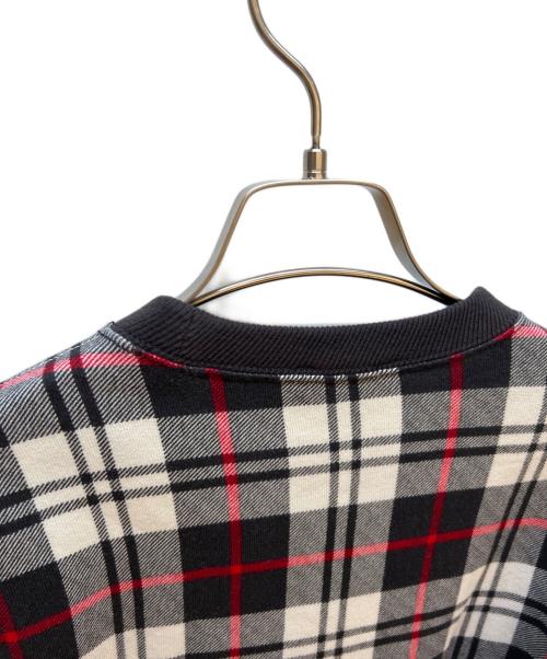 POLO RALPH LAUREN（ポロ・ラルフローレン）POLO RALPH LAUREN (ポロ・ラルフローレン) クルーネックスウェット ブラウン×ホワイト サイズ:XSの古着・服飾アイテム