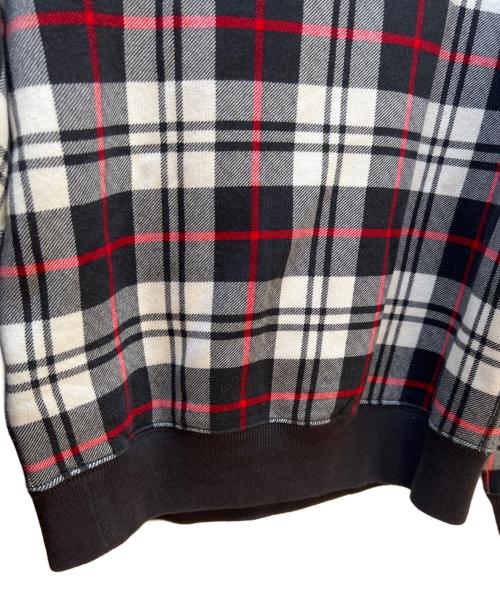 POLO RALPH LAUREN（ポロ・ラルフローレン）POLO RALPH LAUREN (ポロ・ラルフローレン) クルーネックスウェット ブラウン×ホワイト サイズ:XSの古着・服飾アイテム