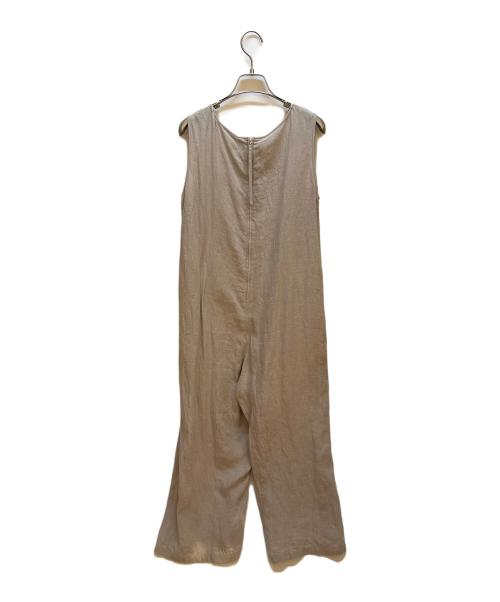 evam eva（エヴァムエヴァ）evam eva (エヴァムエヴァ) オールインワン ベージュ サイズ:1の古着・服飾アイテム