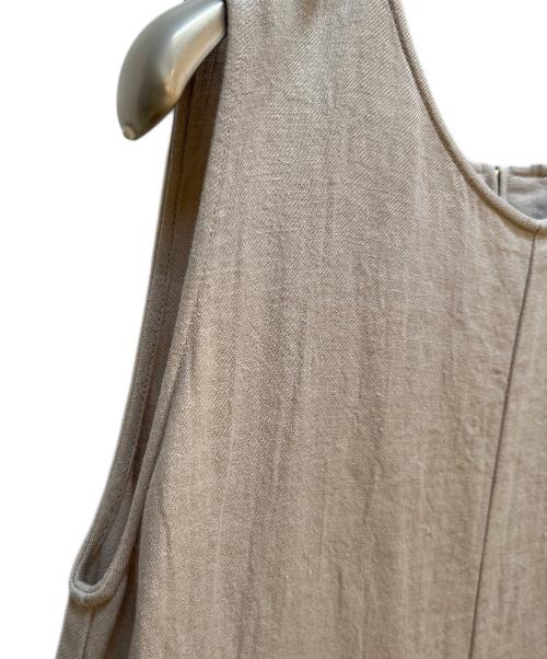 evam eva（エヴァムエヴァ）evam eva (エヴァムエヴァ) オールインワン ベージュ サイズ:1の古着・服飾アイテム