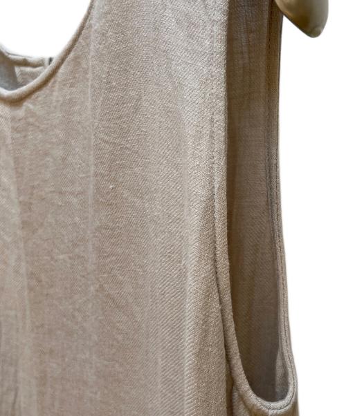 evam eva（エヴァムエヴァ）evam eva (エヴァムエヴァ) オールインワン ベージュ サイズ:1の古着・服飾アイテム