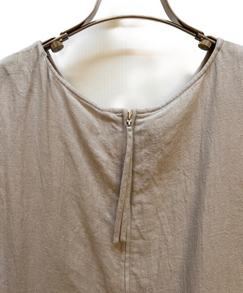 evam eva（エヴァムエヴァ）evam eva (エヴァムエヴァ) オールインワン ベージュ サイズ:1の古着・服飾アイテム