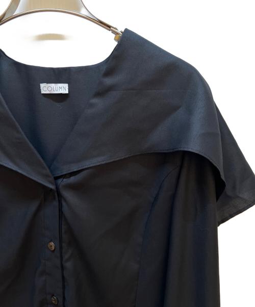COLUMN（コラム）COLUMN (コラム) 長袖シャツ ブラック サイズ:Sの古着・服飾アイテム