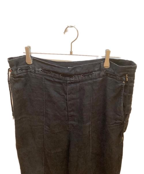 rito structure（リト ストラクチャー）rito structure (リト ストラクチャー) リネンパンツ ブラック サイズ:Ｍの古着・服飾アイテム