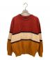 Christian Dior（クリスチャン ディオール）の古着「厚手ニット」｜レッド×ホワイト×オレンジ