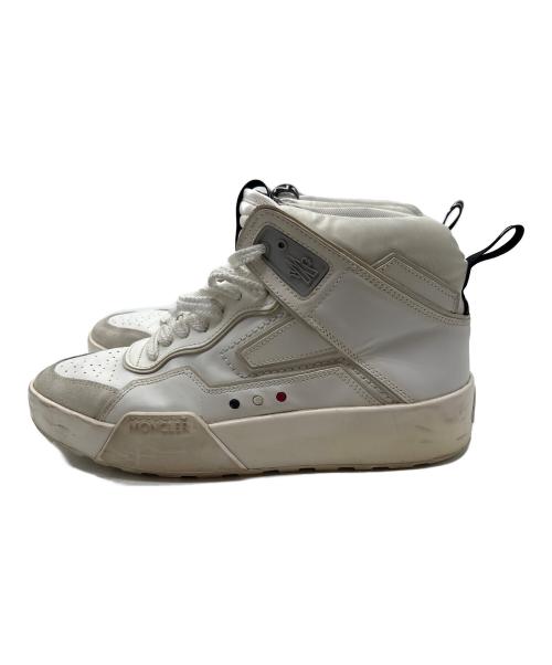MONCLER（モンクレール）MONCLER (モンクレール) スニーカー ホワイト サイズ:40の古着・服飾アイテム
