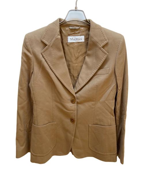 MaxMara（マックスマーラ）MaxMara (マックスマーラ) テーラードジャケット ベージュ サイズ:42の古着・服飾アイテム