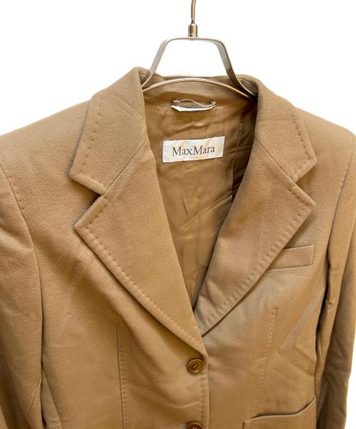 MaxMara（マックスマーラ）MaxMara (マックスマーラ) テーラードジャケット ベージュ サイズ:42の古着・服飾アイテム