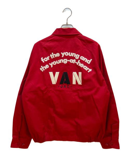 VAN（ヴァン）VAN (ヴァン) ジップジャケット レッド サイズ:Mの古着・服飾アイテム