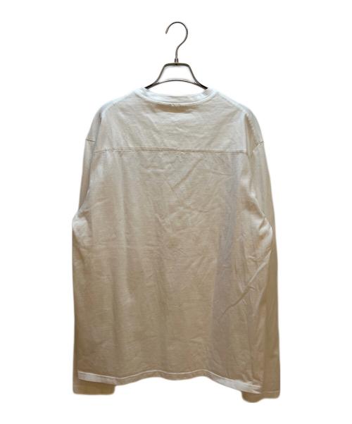 JIL SANDER（ジルサンダー）JIL SANDER (ジルサンダー) 長袖カットソー ホワイト サイズ:Lの古着・服飾アイテム