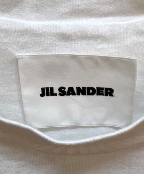 JIL SANDER（ジルサンダー）JIL SANDER (ジルサンダー) 長袖カットソー ホワイト サイズ:Lの古着・服飾アイテム