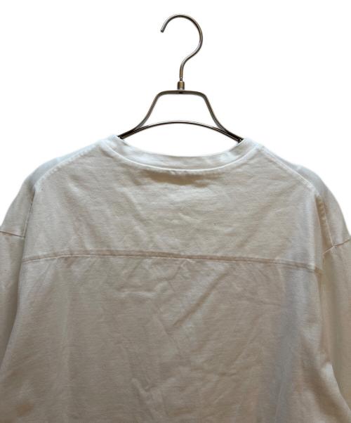 JIL SANDER（ジルサンダー）JIL SANDER (ジルサンダー) 長袖カットソー ホワイト サイズ:Lの古着・服飾アイテム