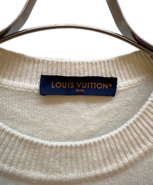 LOUIS VUITTON（ルイ ヴィトン）LOUIS VUITTON (ルイ ヴィトン) 厚手ニット アイボリー サイズ:Lの古着・服飾アイテム