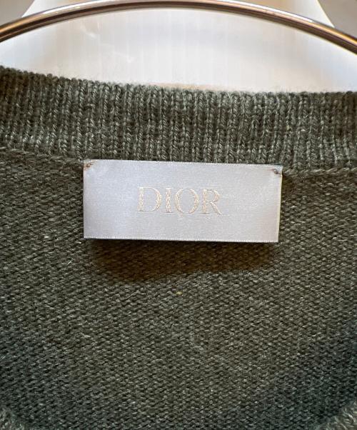 Dior（ディオール）Dior (ディオール) 厚手ニット グリーン サイズ:Lの古着・服飾アイテム