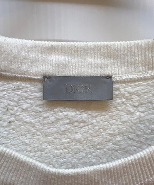Dior（ディオール）Dior (ディオール) sacai (サカイ) スウェット ホワイト サイズ:Mの古着・服飾アイテム
