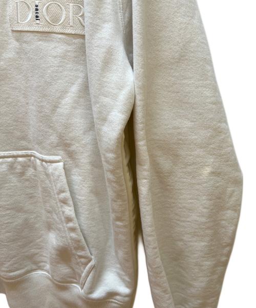 Dior（ディオール）Dior (ディオール) sacai (サカイ) スウェット ホワイト サイズ:Mの古着・服飾アイテム