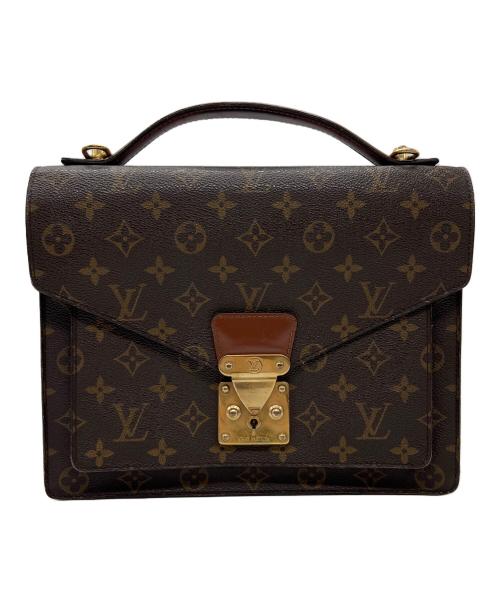 LOUIS VUITTON（ルイ ヴィトン）LOUIS VUITTON (ルイ ヴィトン) ハンドバッグ/モノグラム・モンソー ブラウンの古着・服飾アイテム