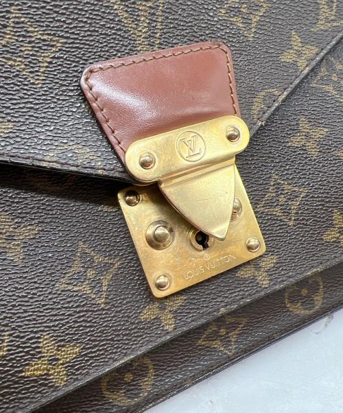 LOUIS VUITTON（ルイ ヴィトン）LOUIS VUITTON (ルイ ヴィトン) ハンドバッグ/モノグラム・モンソー ブラウンの古着・服飾アイテム