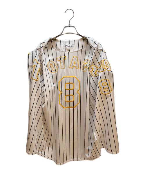 MIZUNO（ミズノ）MIZUNO (ミズノ) ユニフォーム ホワイト×ブラック サイズ:Lの古着・服飾アイテム