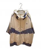 REFLEMレフレム）の古着「ジップパーカー」｜ホワイト×スカイブルー