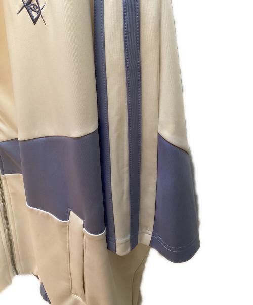 REFLEM（レフレム）REFLEM (レフレム) ジップパーカー ホワイト×スカイブルー サイズ:FREEの古着・服飾アイテム