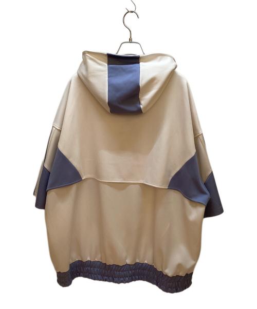 REFLEM（レフレム）REFLEM (レフレム) ジップパーカー ホワイト×スカイブルー サイズ:FREEの古着・服飾アイテム