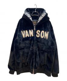 VANSON（バンソン）の古着「ボアジャケット」｜ブラック