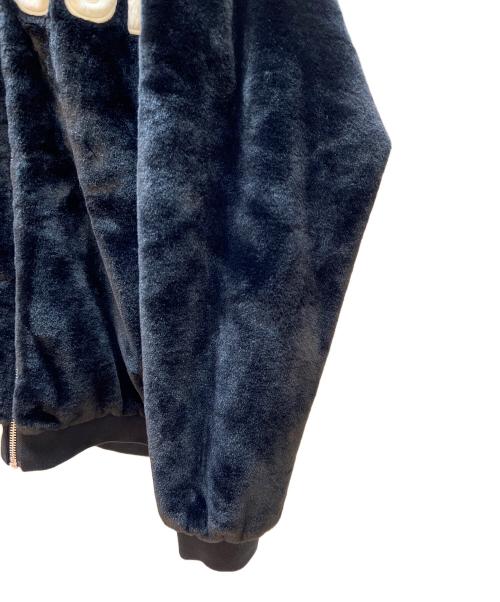 VANSON（バンソン）VANSON (バンソン) ボアジャケット ブラック サイズ:XXLの古着・服飾アイテム