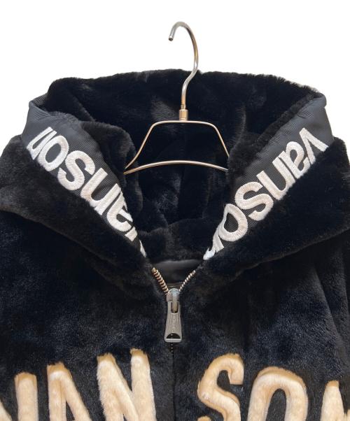 VANSON（バンソン）VANSON (バンソン) ボアジャケット ブラック サイズ:XXLの古着・服飾アイテム