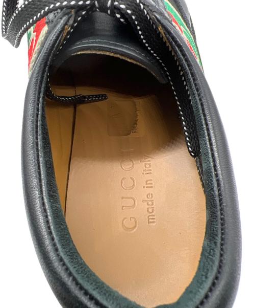 GUCCI（グッチ）GUCCI (グッチ) レザーシューズ ブラック サイズ:6の古着・服飾アイテム
