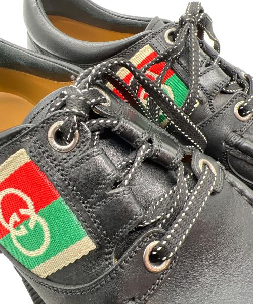 GUCCI（グッチ）GUCCI (グッチ) レザーシューズ ブラック サイズ:6の古着・服飾アイテム