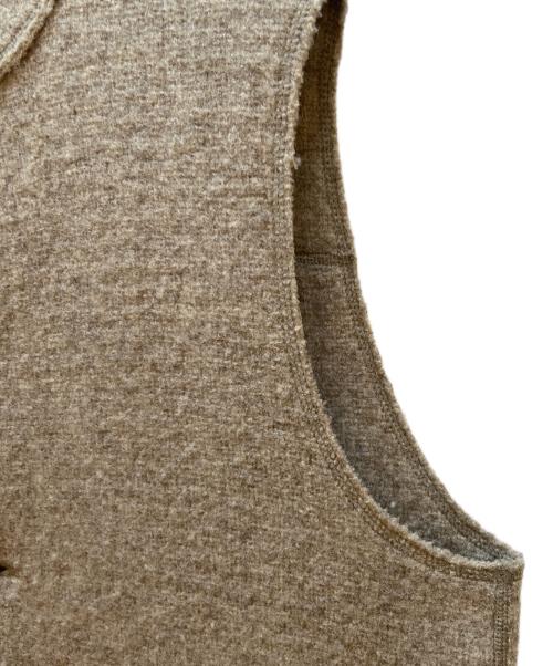 confect（コンフェクト）confect (コンフェクト) ウールベスト ベージュ サイズ:3の古着・服飾アイテム