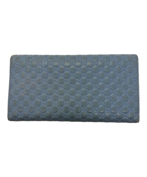 GUCCI（グッチ）GUCCI (グッチ) 長財布 スカイブルーの古着・服飾アイテム