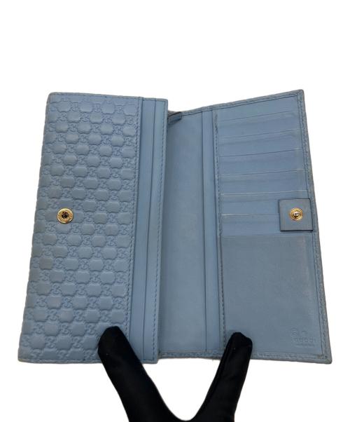 GUCCI（グッチ）GUCCI (グッチ) 長財布 スカイブルーの古着・服飾アイテム