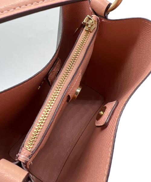 COACH（コーチ）COACH (コーチ) 2WAYショルダーバッグ ブラウン×ピンクの古着・服飾アイテム
